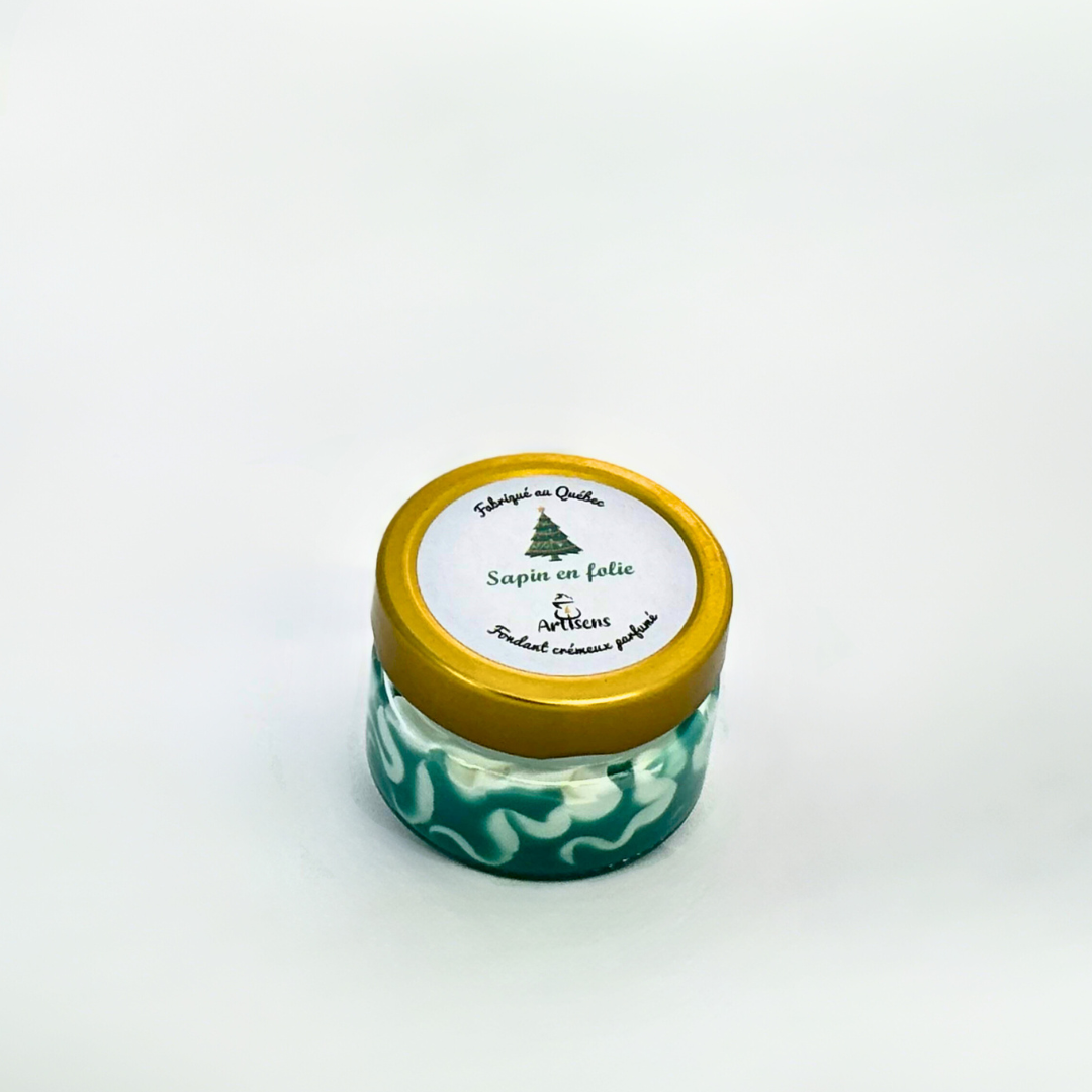 Fondant crémeux parfumé - Sapin en folie
