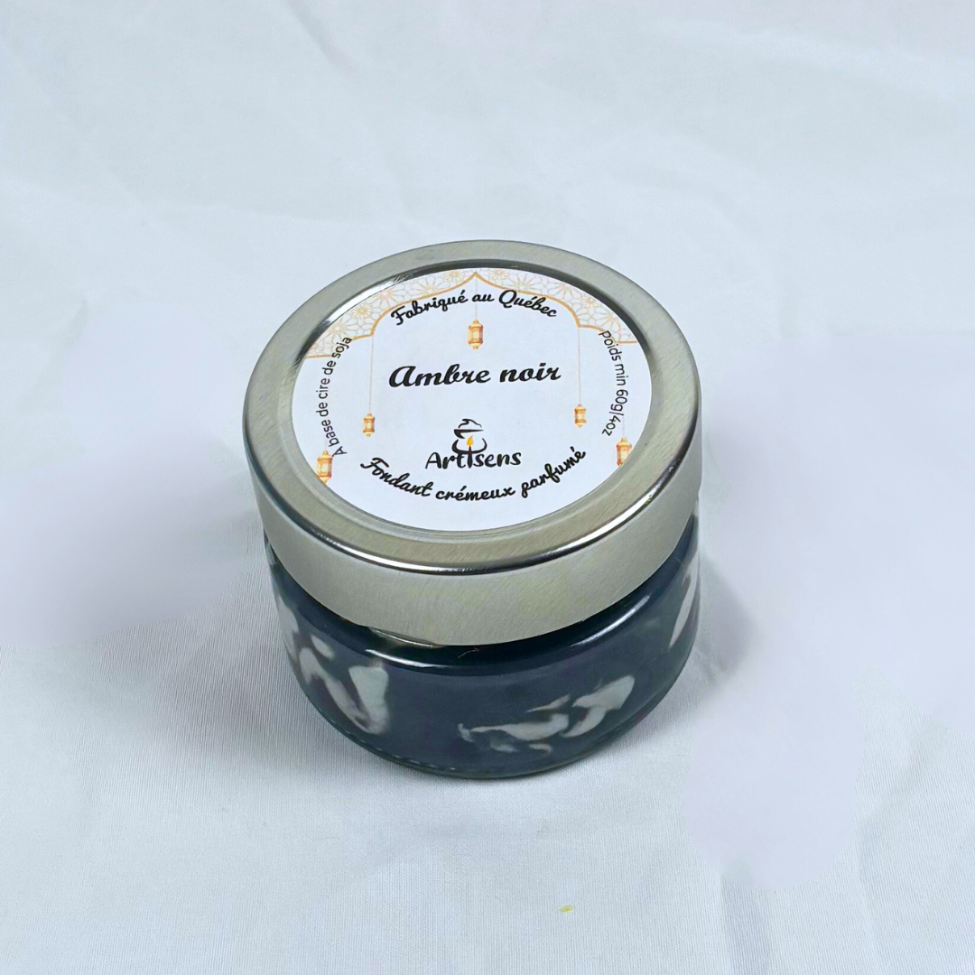 Fondant crémeux parfumé - Ambre noir