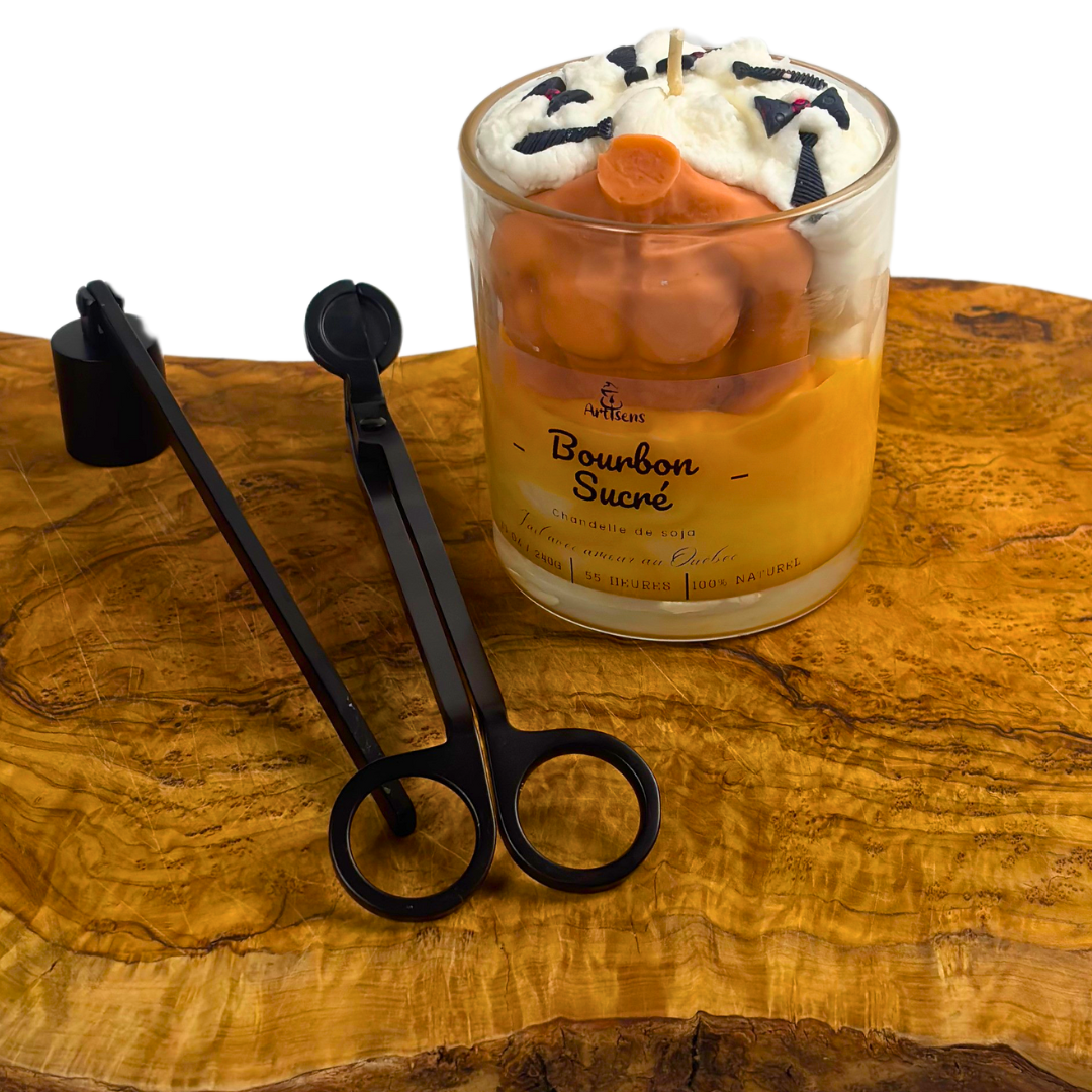 Bougie parfumée - Bourbon sucré