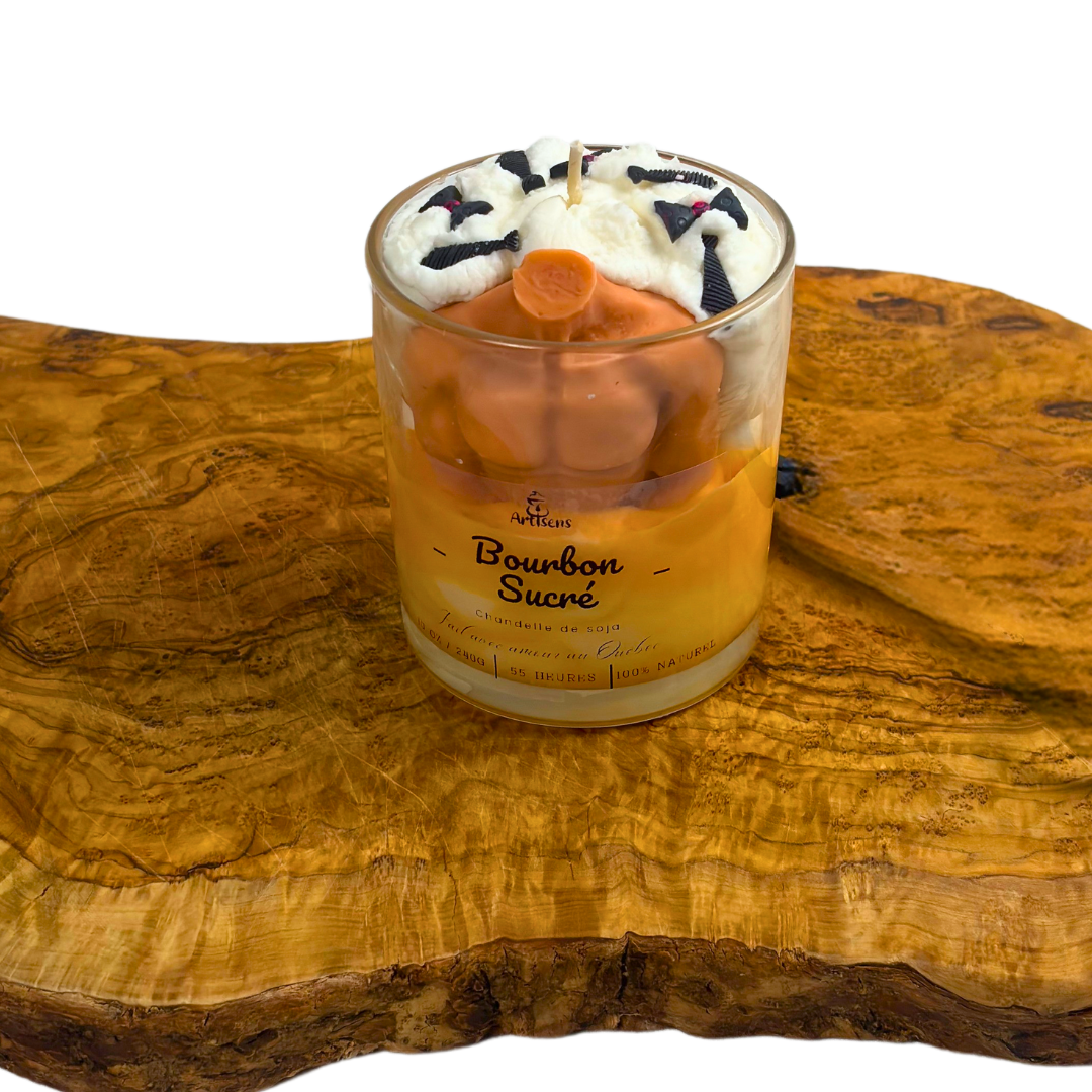 Bougie parfumée - Bourbon sucré