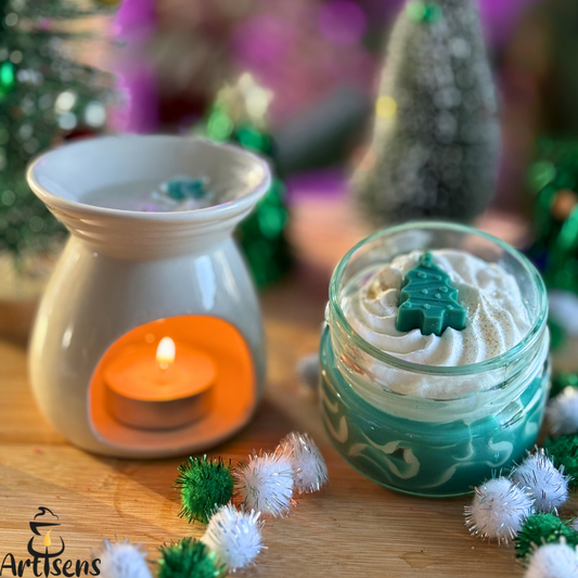 Fondant crémeux parfumé - Sapin en folie